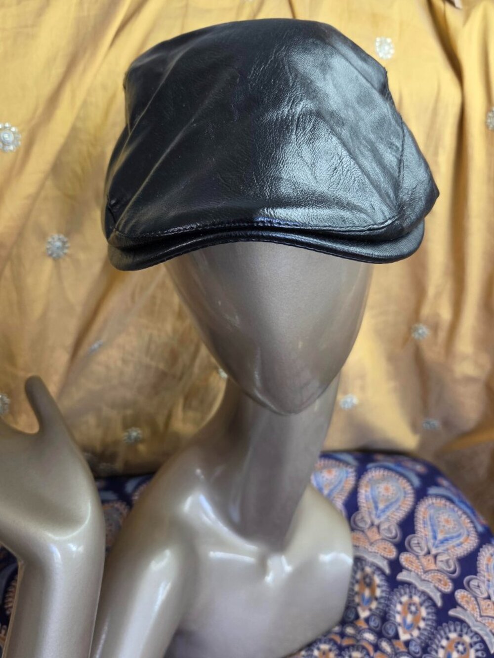 Vegan Leather Flat or Ivy Cap - Brown or Black